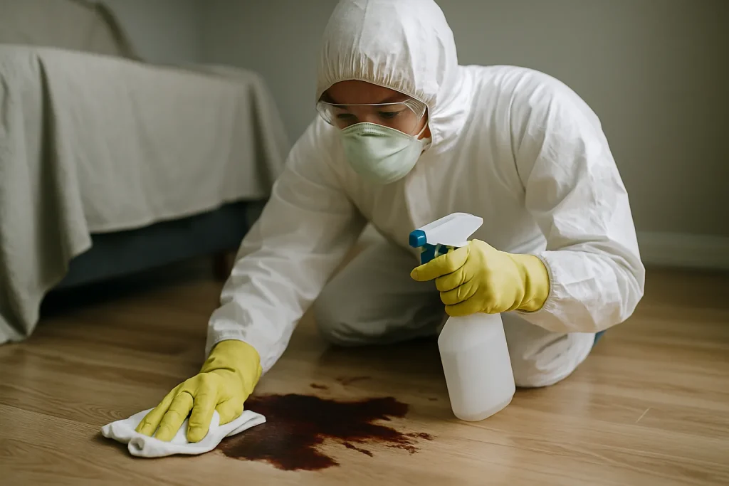 5 Risques Biologiques Critiques Lors du Nettoyage Après Décès