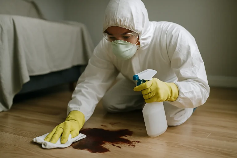 5 Risques Biologiques Critiques Lors du Nettoyage Après Décès